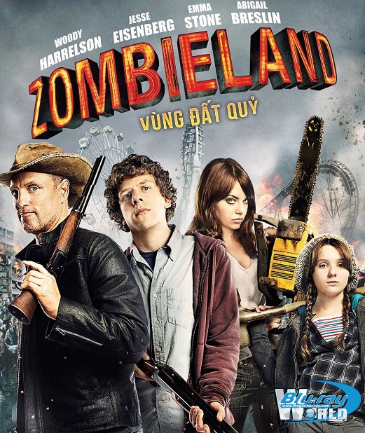 B4197. Zombieland - Vùng Đất Quỷ 2D25G (DTS-HD MA 5.1) 